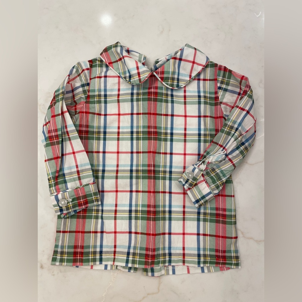 Little English Peter Pan collar dress shirt